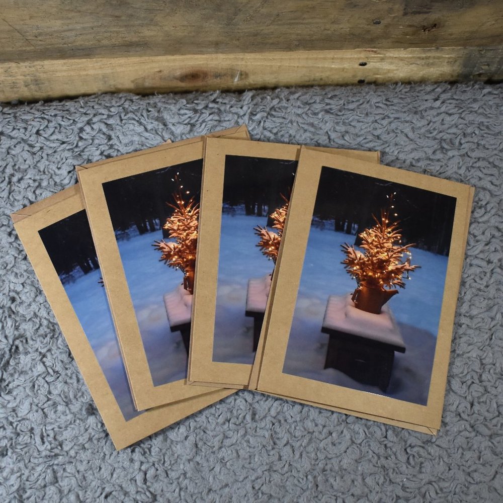 Set of 4 Original Photography Christmas/Holiday Cards